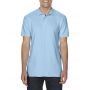 SOFTSTYLE(r) ADULT DOUBLE PIQU POLO, Light Blue