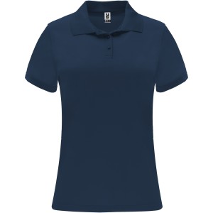 Monzha short sleeve women's sports polo, Navy Blue (Polo short, mixed fiber, synthetic)