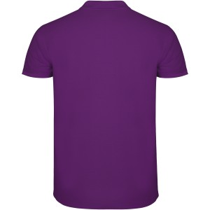 Star short sleeve men's polo, Purple (Polo short, mixed fiber, synthetic)