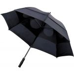 Polyester (210T) storm umbrella Debbie, black (4089-01CD)