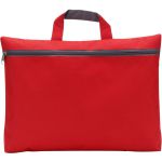 Polyester (600D) conference bag, red (5235-08)