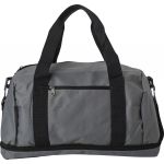 Polyester (600D) sports bag, black (444613-01)