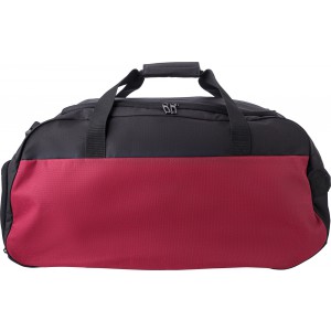 Polyester (600D) sports bag Connor, red (Travel bags)