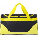 Polyester (600D) sports bag, Yellow (9246-06)