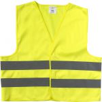 Polyester (75D) safety jacket Clara, yellow, S (6542-06S)