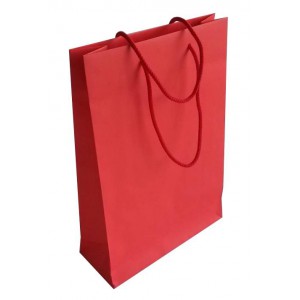 Paper bag, red (Pouches, paper bags, carriers)