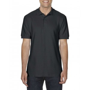 PREMIUM COTTON(r) ADULT DOUBLE PIQU POLO, Black (Polo shirt, 90-100% cotton)