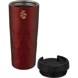 Prism 450 ml copper vacuum insulated tumbler, Red (Glasses)