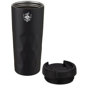 Prism 450 ml copper vacuum insulated tumbler, Solid black (Glasses)