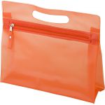 PVC toilet bag Clyde, orange (6447-07)