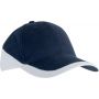 RACING - TWO-TONE 6 PANEL CAP, Navy/White