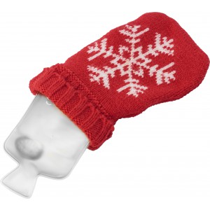 Re-usable hot pad shaped like a warm water bag Maisie, red (Hot&Cold packs)