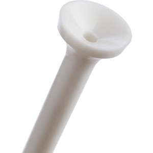 Recycled ABS golf tee set Aveline, white (Sports equipment)