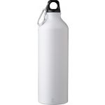 Recycled aluminium bottle (750 ml) Makenna, white (1015121-02)