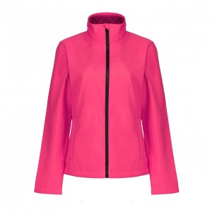ABLAZE MEN'S PRINTABLE SOFTSHELL, Hot Pink/Black