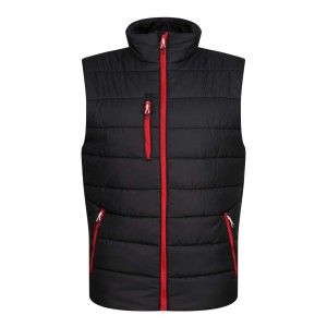 NAVIGATE THERMAL BODYWARMER, Black/Classic Red
