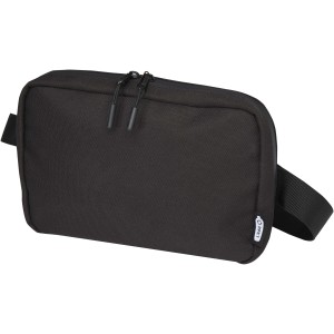 Roam GRS recycled modular toiletry bag, Solid black (Backpacks)