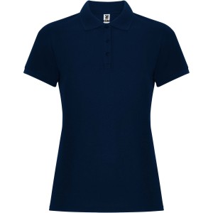 Pegaso Premium short sleeve women's polo, Navy Blue