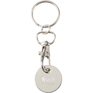 Rory keyring with trolley coin, Red (Keychains)