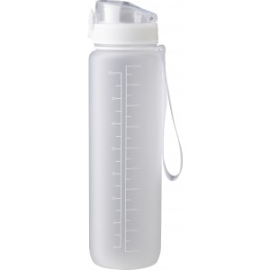 RPET drinking bottle (1000 ml) Brinley, transparent (Sport bottles)