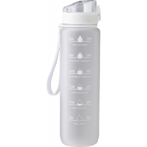 RPET drinking bottle (1000 ml) Brinley, transparent (Sport bottles)