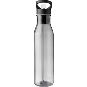 rPET drinking bottle (730 ml) Manfred, black (Water bottles)