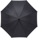 RPET pongee (190T) umbrella Frida, black (8467-01)