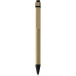 Salvador recycled ballpoint pen, Natural, solid black (10612300)
