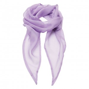 'COLOURS COLLECTION' PLAIN CHIFFON SCARF, Lilac (Scarf)