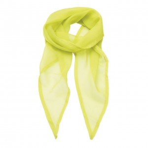 'COLOURS COLLECTION' PLAIN CHIFFON SCARF, Lime (Scarf)