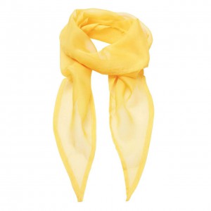 'COLOURS COLLECTION' PLAIN CHIFFON SCARF, Sunflower (Scarf)