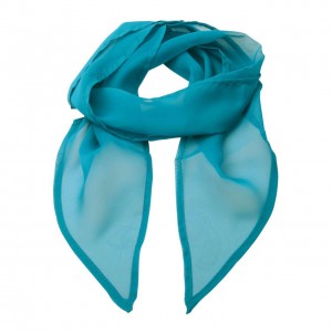 'COLOURS COLLECTION' PLAIN CHIFFON SCARF, Teal (Scarf)