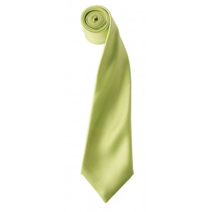 'COLOURS COLLECTION' SATIN TIE, Lime (Scarf)