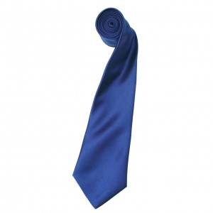 'COLOURS COLLECTION' SATIN TIE, Marine Blue (Scarf)