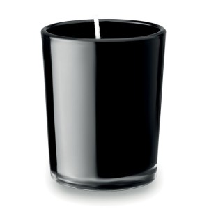 Scented candle in glass, Black (Candles)