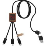 SCX.design C38 3-in-1 rPET light-up logo charging cable with (2PX07221)