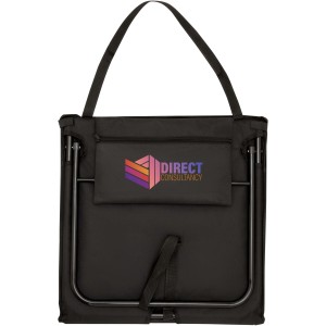 Serene beach lounger, Solid black (Beach equipment)