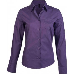 JESSICA > LADIES' LONG-SLEEVED SHIRT, Purple (shirt)