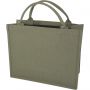 Page 500 g/m2 recycled book tote bag, Green