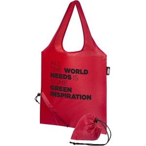 Sabia RPET foldable tote bag, Red (Shopping bags)
