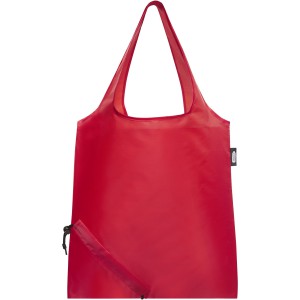 Sabia RPET foldable tote bag, Red (Shopping bags)