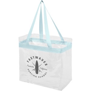 Hampton transparent tote bag, Powder Blue, Transparent clear (Shoulder bags)