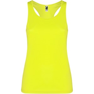 Shura women's sports vest, Fluor Yellow (T-shirt, mixed fiber, synthetic)