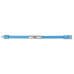 Silicone wristband and charging cable in one, light blue (7878-18)