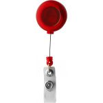 Ski pass holder with 80cm cord, red (3182-08CD)
