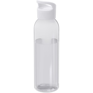 Sky 650 ml recycled plastic water bottle, White (Sport bottles)