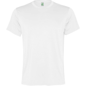 Slam short sleeve men's sports t-shirt, White (T-shirt, mixed fiber, synthetic)