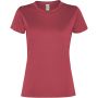Slam short sleeve women's sports t-shirt, Berry Red