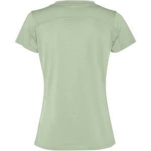 Slam short sleeve women's sports t-shirt, Mist Green (T-shirt, mixed fiber, synthetic)