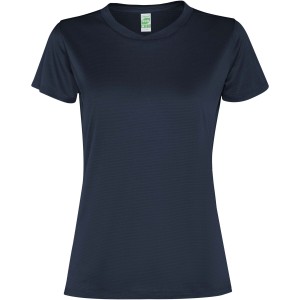 Slam short sleeve women's sports t-shirt, Navy Blue (T-shirt, mixed fiber, synthetic)